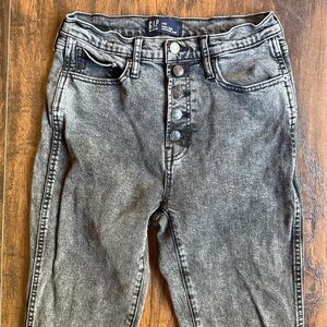 Gap High Rise Vintage Slim Jeans with Button Fly size 4 (I13)